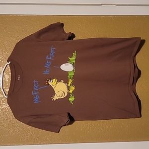 What came first!?!.Chicken and Egg T-Shirt Size L